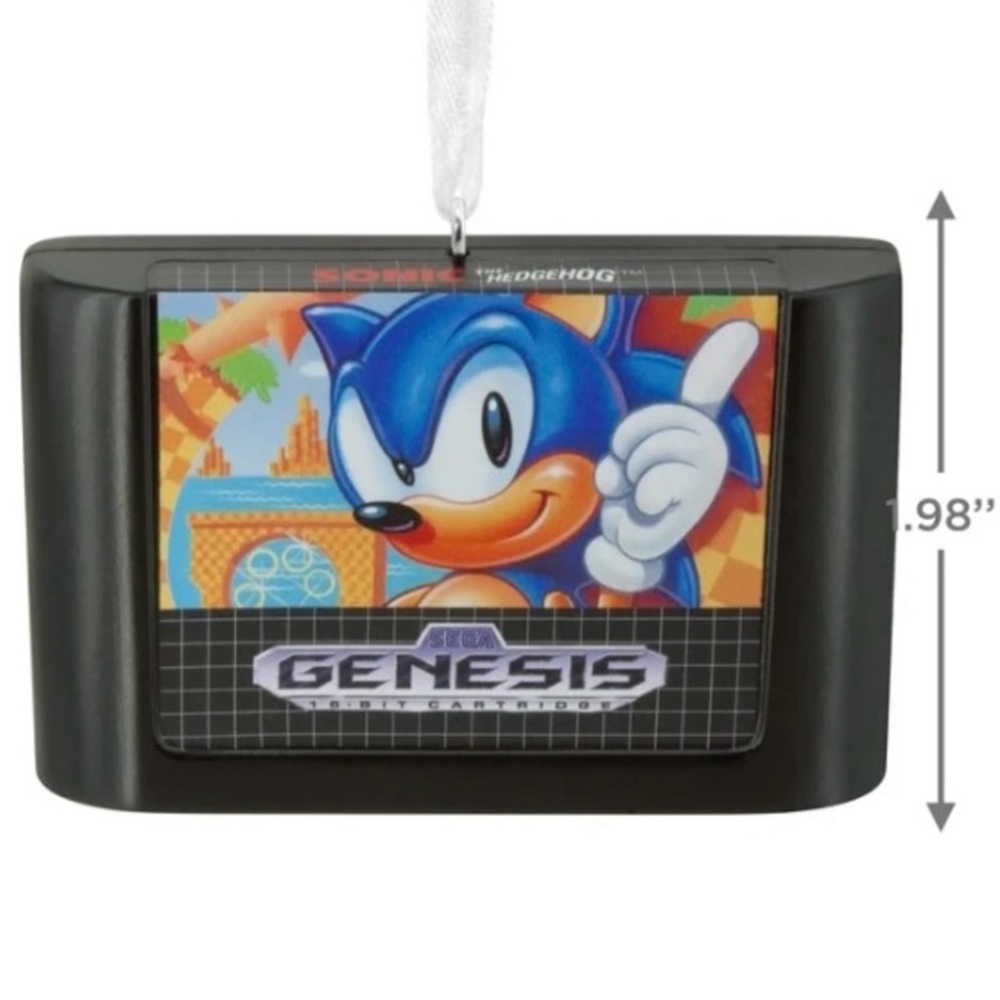 Hallmark Sonic the Hedgehog “Sonic Game Cartridge” Christmas Ornament (NWT) - Picture 4 of 13